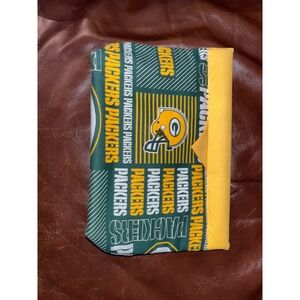 Green Bay Packers Fan Fabric Clutch Pouch Bag NFL Football